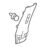 84111TG7A01ZC - Body: Upper Center Pillar Trim for Honda: Passport, Pilot, Ridgeline Image