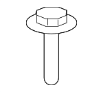 11514623 - Engine: Mount Bolt for Buick: LaCrosse, LeSabre, Rendezvous, Riviera | Cadillac: CTS, DeVille, DTS, Escalade ESV, XLR | Chevrolet: Classic, Colorado, Corvette, Impala, Malibu, Monte Carlo, Silverado 1500, Silverado 2500 HD, Silverado 3500 HD, Suburban 1500, Suburban 2500 | GMC: Canyon, Sierra 1500, Sierra 2500 HD, Sierra 3500 HD, Yukon XL 1500, Yukon XL 2500 | Hummer: H2 | Oldsmobile: Achieva, Aurora, Cutlass, Cutlass Ciera, Cutlass Cruiser | Pontiac: Aztek, Bonneville, Grand Am, Grand Prix, Montana | Saturn: Aura, SC1, SC2, Vue Image