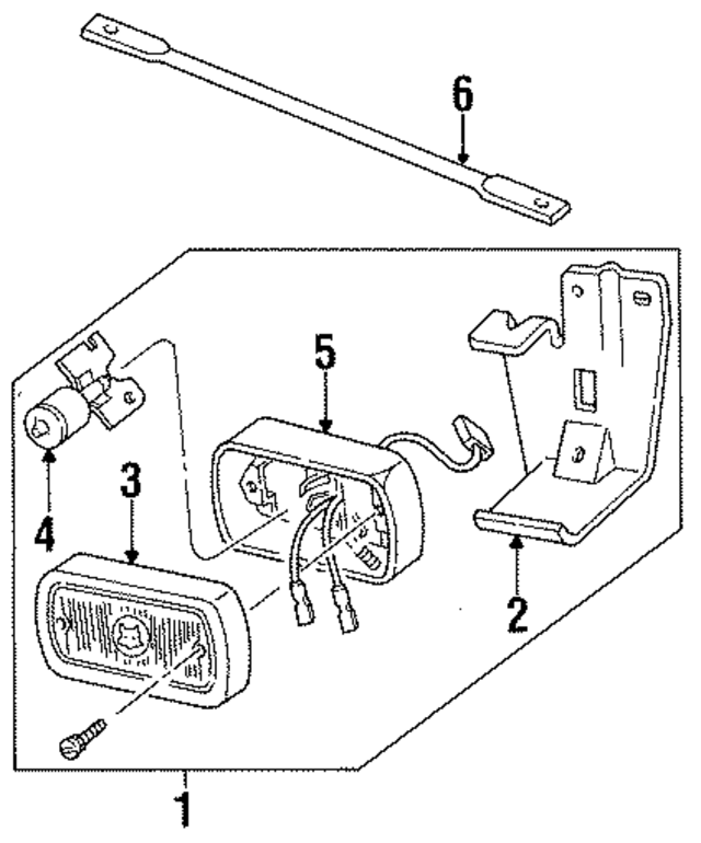 E6FZ15200A - Electrical: Fog Lamp Assembly for Ford Image