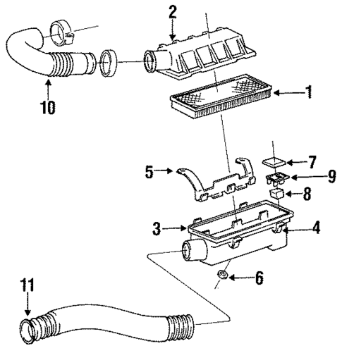 Air Inlet for 1991 Dodge Spirit #0
