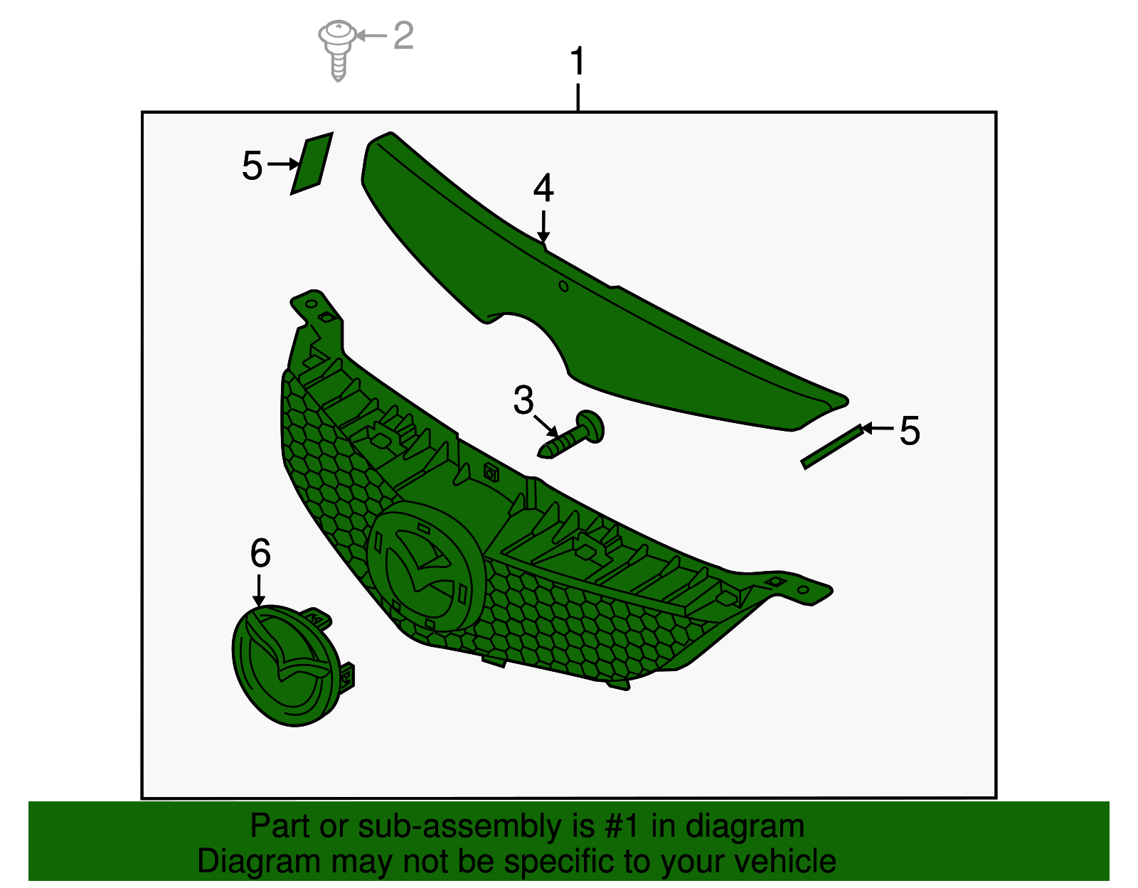 2007-2009 Mazda 3 Grille Assembly BAK3-50-710-85 | Canada Mazda Parts