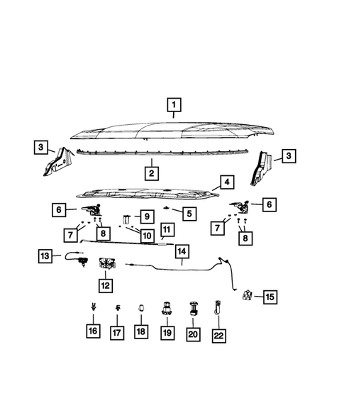 Hood and Hood Release for 2023 Jeep Compass #0