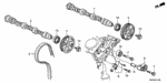 14200RDBA00 - Engine: Camshaft, Rear for Acura: TL Image