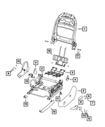 5LJ83HL1AB - : Front Seat Lift Handle for Mopar Image