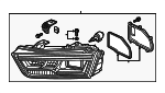 8U0941773B - : Composite Headlamp for Audi: Q3, Q3 Quattro Image