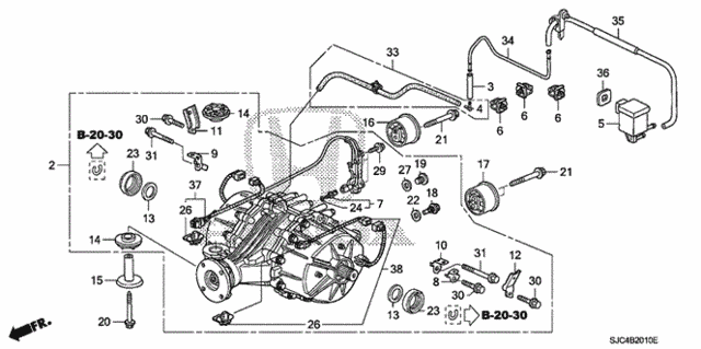 Rear Differential for 2012 Honda Ridgeline #0