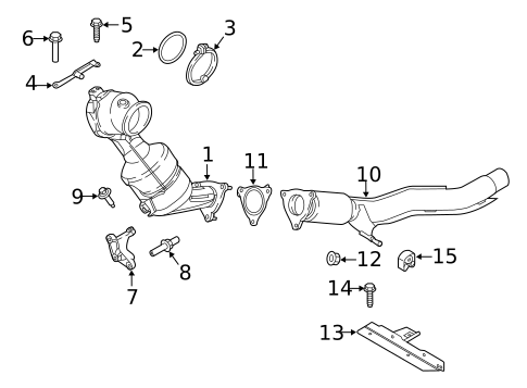 Catalytic Converter for 2020 Jaguar E-Pace #0
