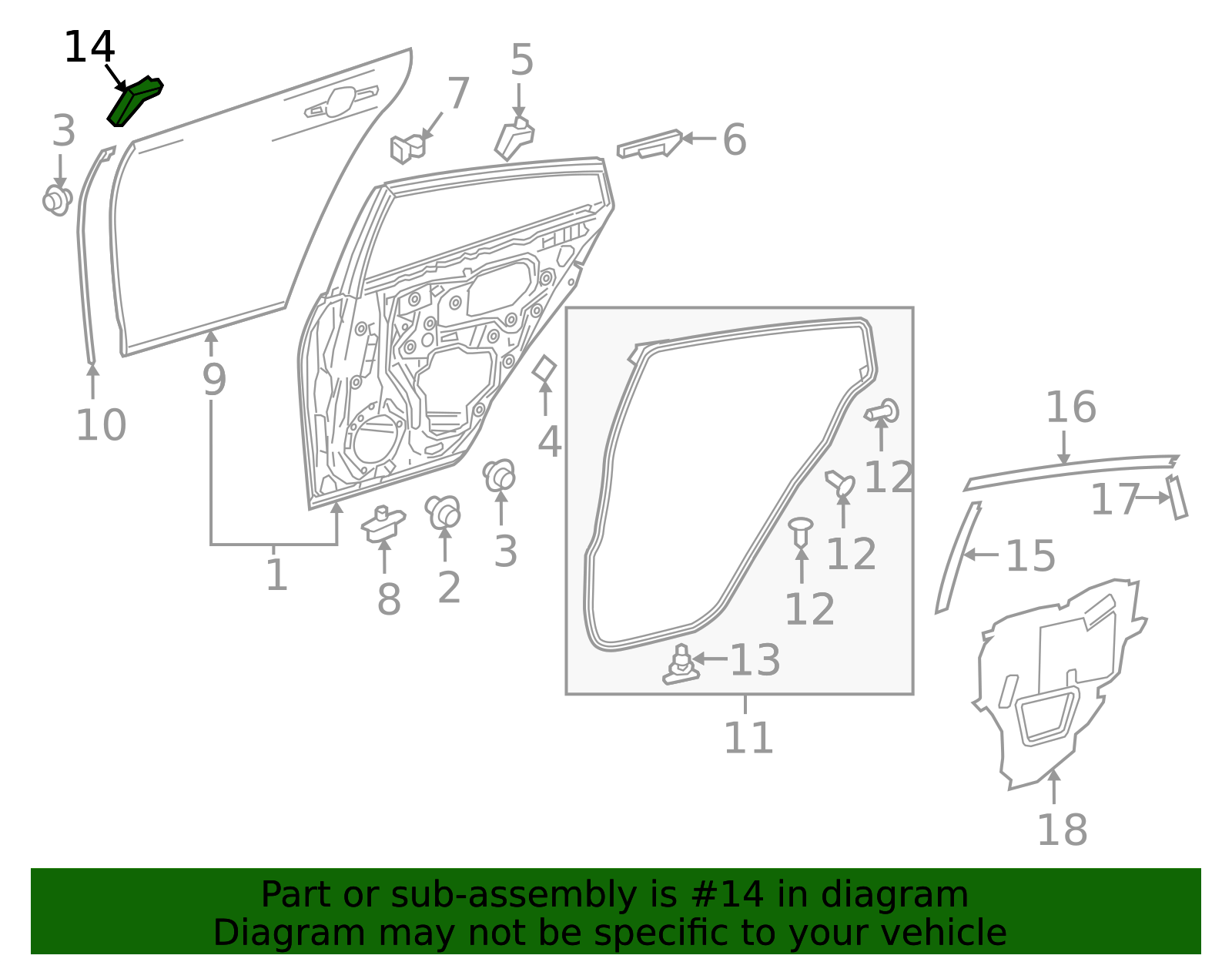 2016-2022 Toyota Corner Trim 67674-47020 | Toyota Parts Center