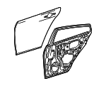 6700447210 - Body: Door Shell for Toyota: Prius, Prius Prime Image