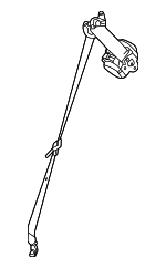 LR081175 - : 2017 2018 Land Rover Discovery - Outer Belt Assembly for Land Rover: Discovery Image