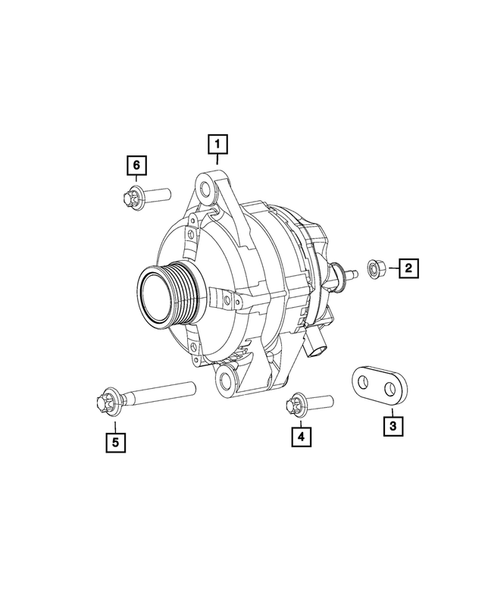 Generators / Alternators for 2017 Jeep Cherokee #1