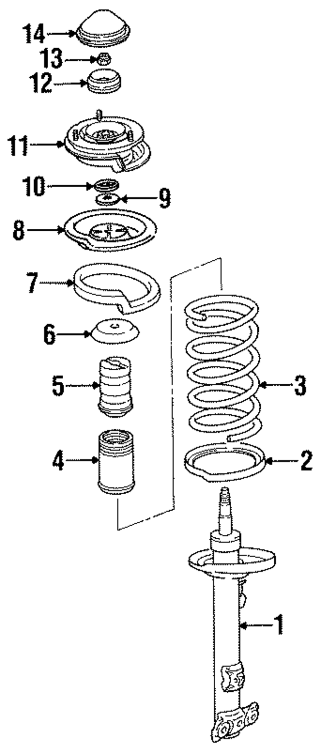 31331133513 - Suspension: Coil Spring Damper for BMW Image