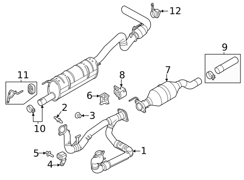 Exhaust Components for 2020 Ford F-350 Super Duty #0