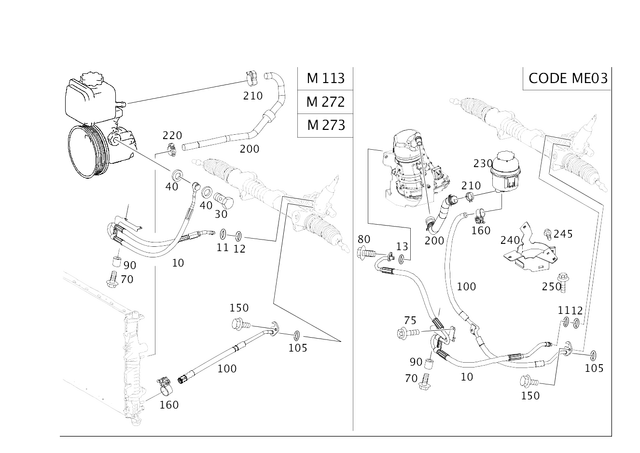 159972245 - Steering: O-Ring for Mercedes-Benz Image image