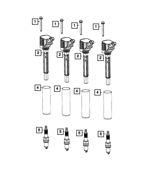 Ignition - Spark Plugs, Cables, Coils, and Glow Plugs for 2018 Fiat 500X #0