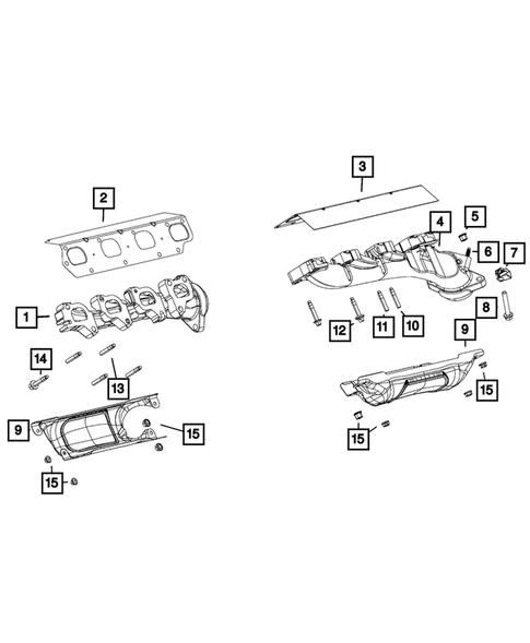 Manifolds and Vacuum Fittings for 2014 Ram 2500 #0