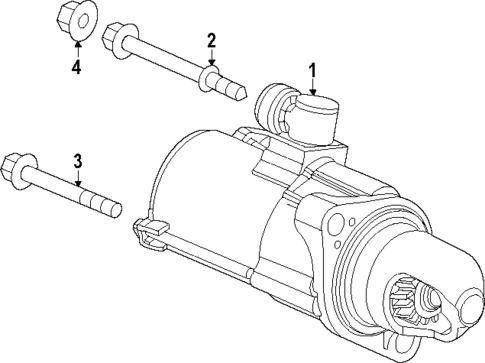 Starter for 2024 Acura Integra #0