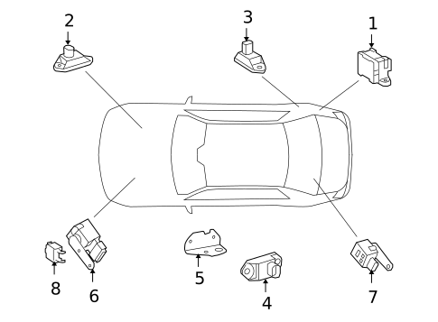 Electrical Components for 2010 Mercedes-Benz CL550 #0