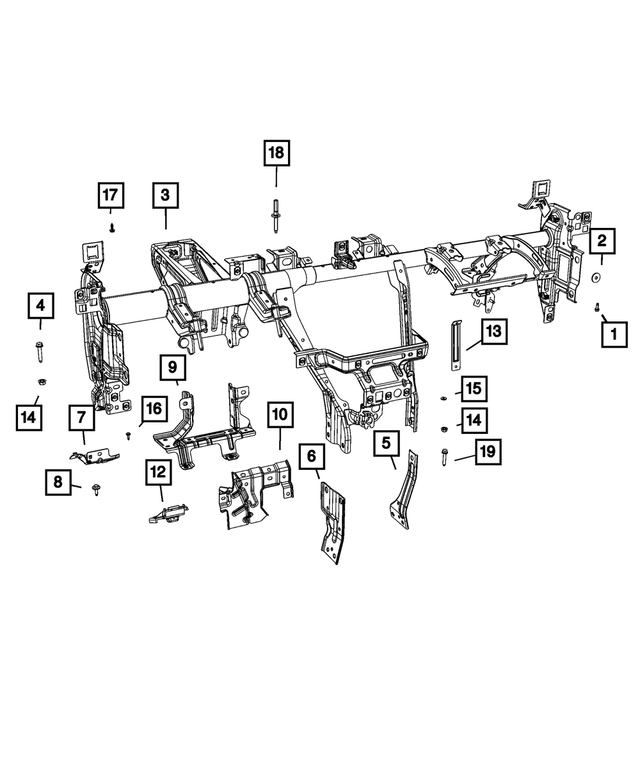 6514762AA - Interior Trim: Screw for Mopar Image