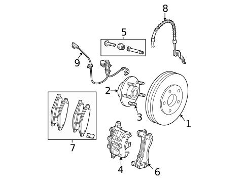 Rear Brakes for 2004 Chrysler Pacifica #1