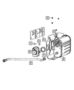 6105152AA - Emission Controls: Hex Flange Head Screw, Mounting for Mopar Image