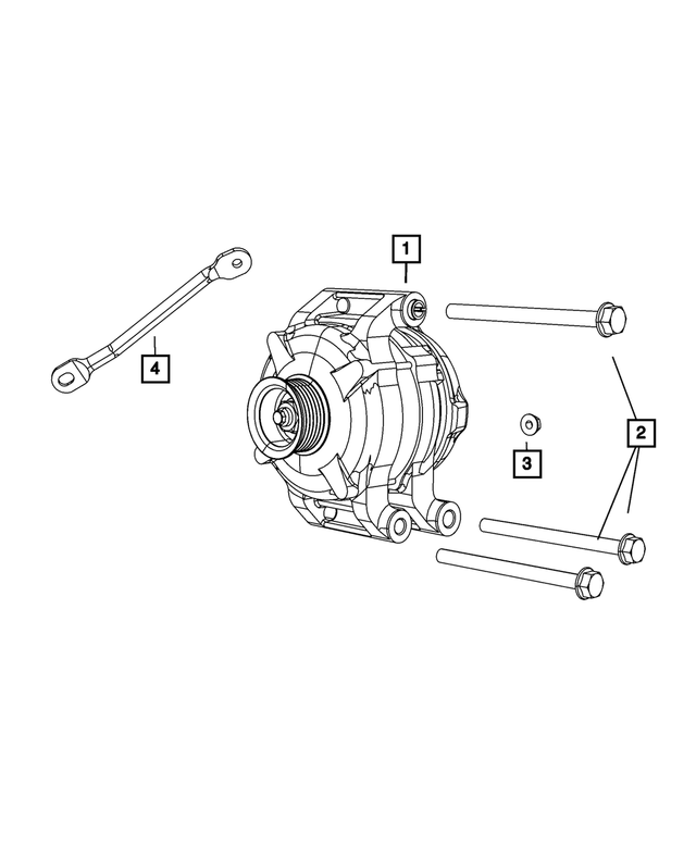 6502720 - Electrical: Hex Flange Lock Nut for Mopar Image