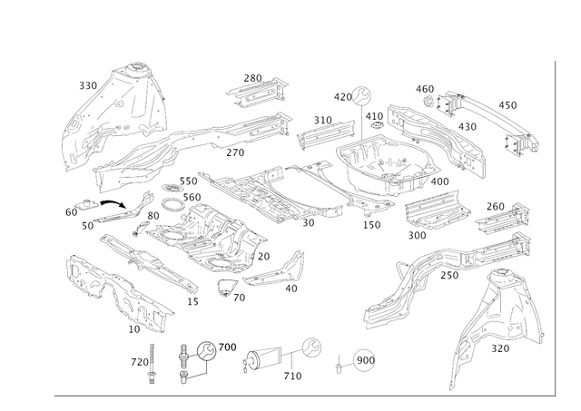 9980301 - Substructure: Snap-in Grommet for Mercedes-Benz: 250, 300S, C250, C350, C63 AMG, CL550, CL600, CL63 AMG, CL65 AMG, CLS400, CLS550, CLS63 AMG, CLS63 AMG S, E250, E320, E350, E400, E500, E55 AMG, E550, E63 AMG, E63 AMG S, GL320, GL550, GLK250, GLK350, ML320, ML350, ML450, ML500, ML550, ML63 AMG, R320, R350, R500, S350, S400, S500, S550, S600, S63 AMG, SL500, SL55 AMG, SL550, SL600, SL63 AMG, SL65 AMG, SLK280, SLK300 Image image