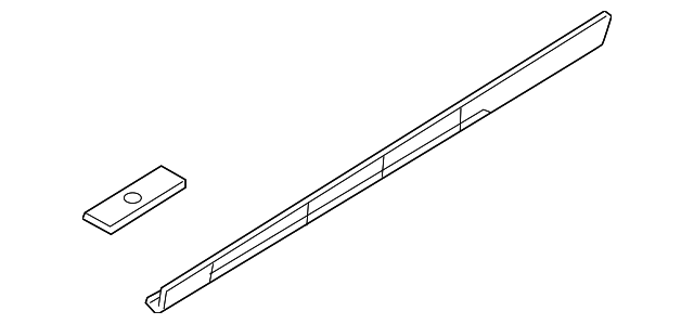 Rocker Molding - BMW (51778041142)