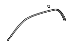 828603F000 - Body: Roof Drip Molding for Kia Image