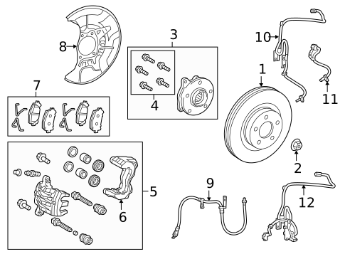 Front Brakes for 2015 Lexus NX200t #0