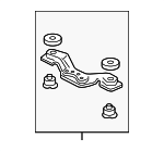 50710SCWA02 - Suspension: Mount Assembly for Honda: Element Image