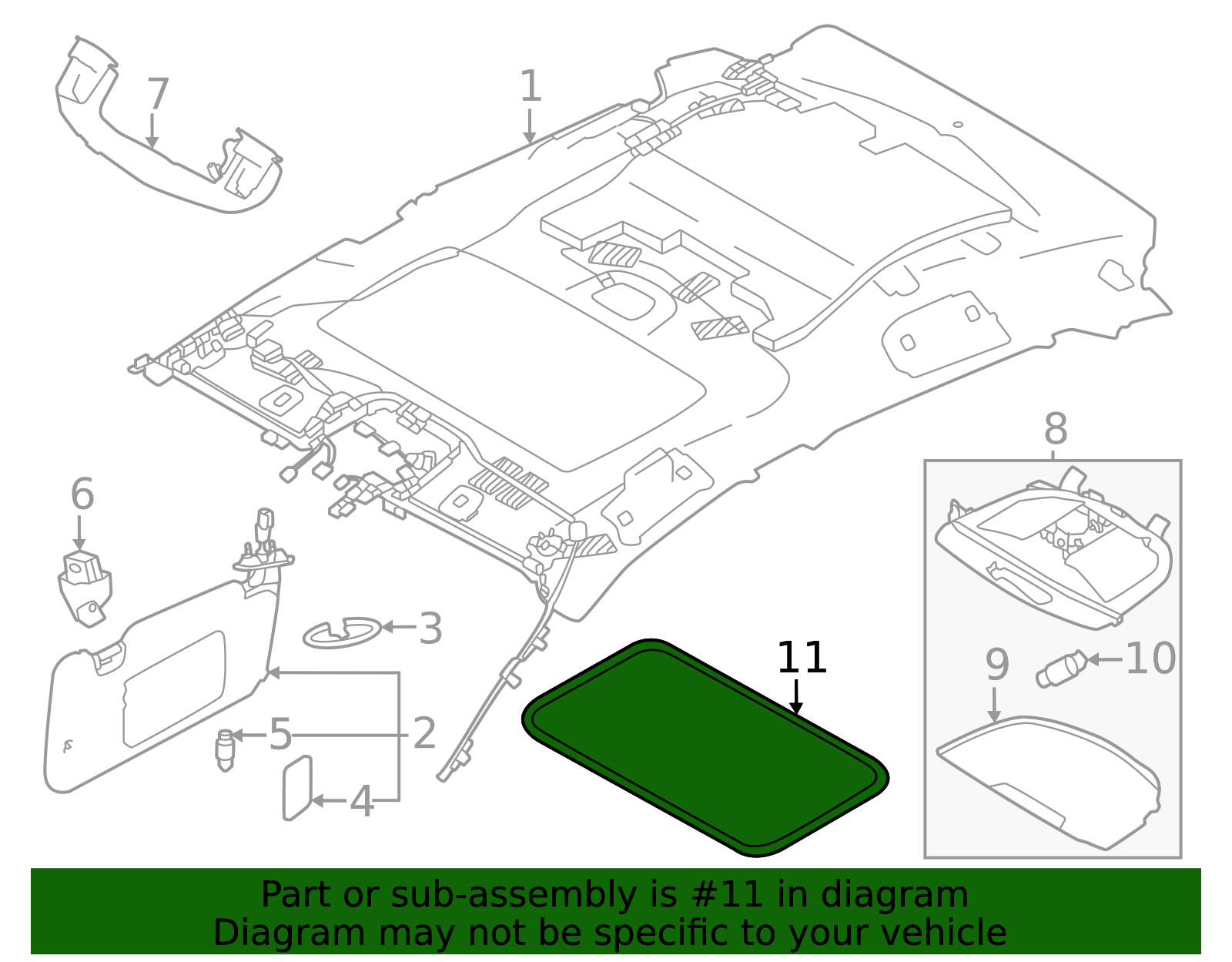 2024-2025 Subaru Impreza Frame Trim 94470FL100VJ | OEM Parts Online