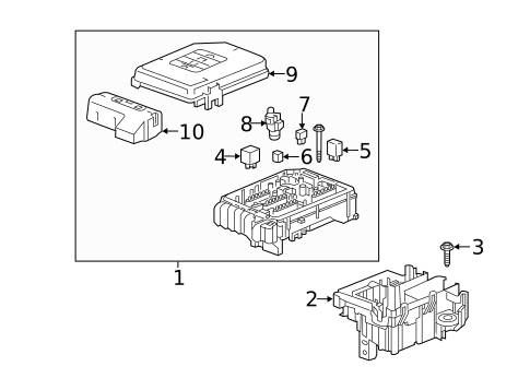Fuse Box for 2021 GMC Terrain #0