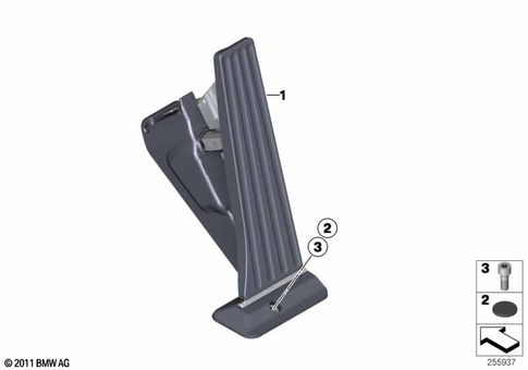 Accelerator Pedal Module for 2019 BMW X6 35iX #0
