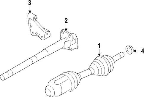 Axle Shafts & Joints for 2014 Lincoln MKT #0