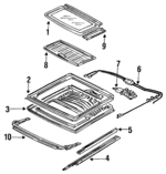 70200SL4010 - : Glass for Acura Image