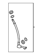 LR061889 - HVAC: Pressure Hose for Land-Rover Image