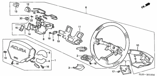 Steering Wheel for 1993 Acura NSX #0