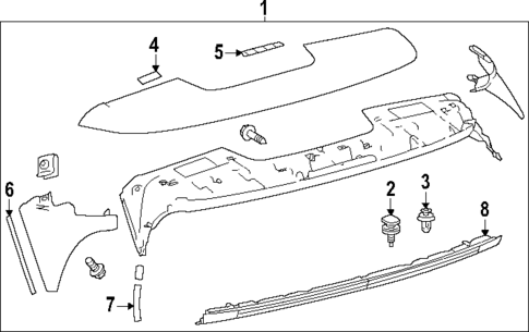 Spoiler for 2025 Toyota Grand Highlander #0