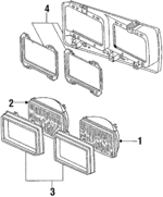 N0191811 - Electrical: Sealed Beam for Volkswagen: Quantum, Scirocco Image