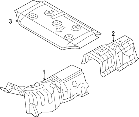 Heat Shields for 2025 Mazda CX-50 #0