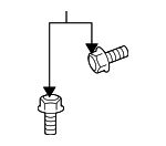 9010506298 - Electrical: Headlamp Assembly Bolt for Lexus Image