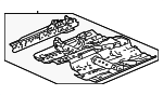 65100T2F305ZZ - Body: Front Floor Pan for Honda: Accord Image