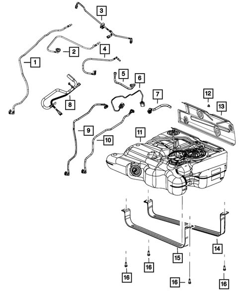 Fuel Tank for 2012 Ram C/V #0