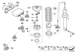 33532283413 - : Rear Coil Spring for BMW Image