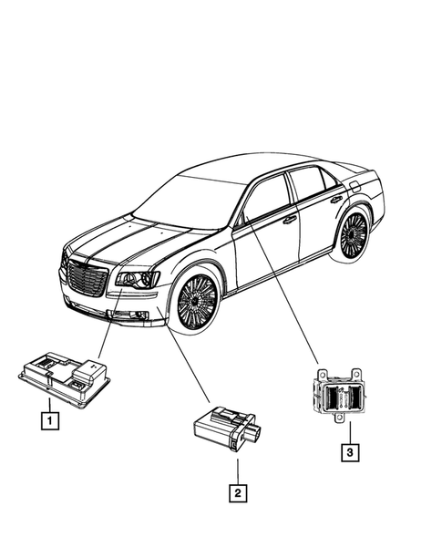 Keys, Modules and Engine Controllers for 2014 Chrysler 300 #5
