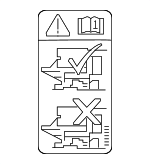 85627202 - Body: Caution Label for Chevrolet: Silverado 2500 HD | GMC: Sierra 2500 HD Image