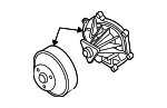 PB121005F - : Pulley for Porsche: 718 Boxster, 718 Cayman, 718 Spyder Image