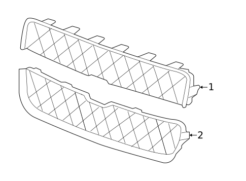 Grille & Components for 2007 Chevrolet Uplander #0