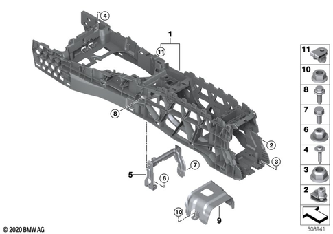 Center Armrest / Storage Trays for 2017 Mini Cooper SE ALL4 #1